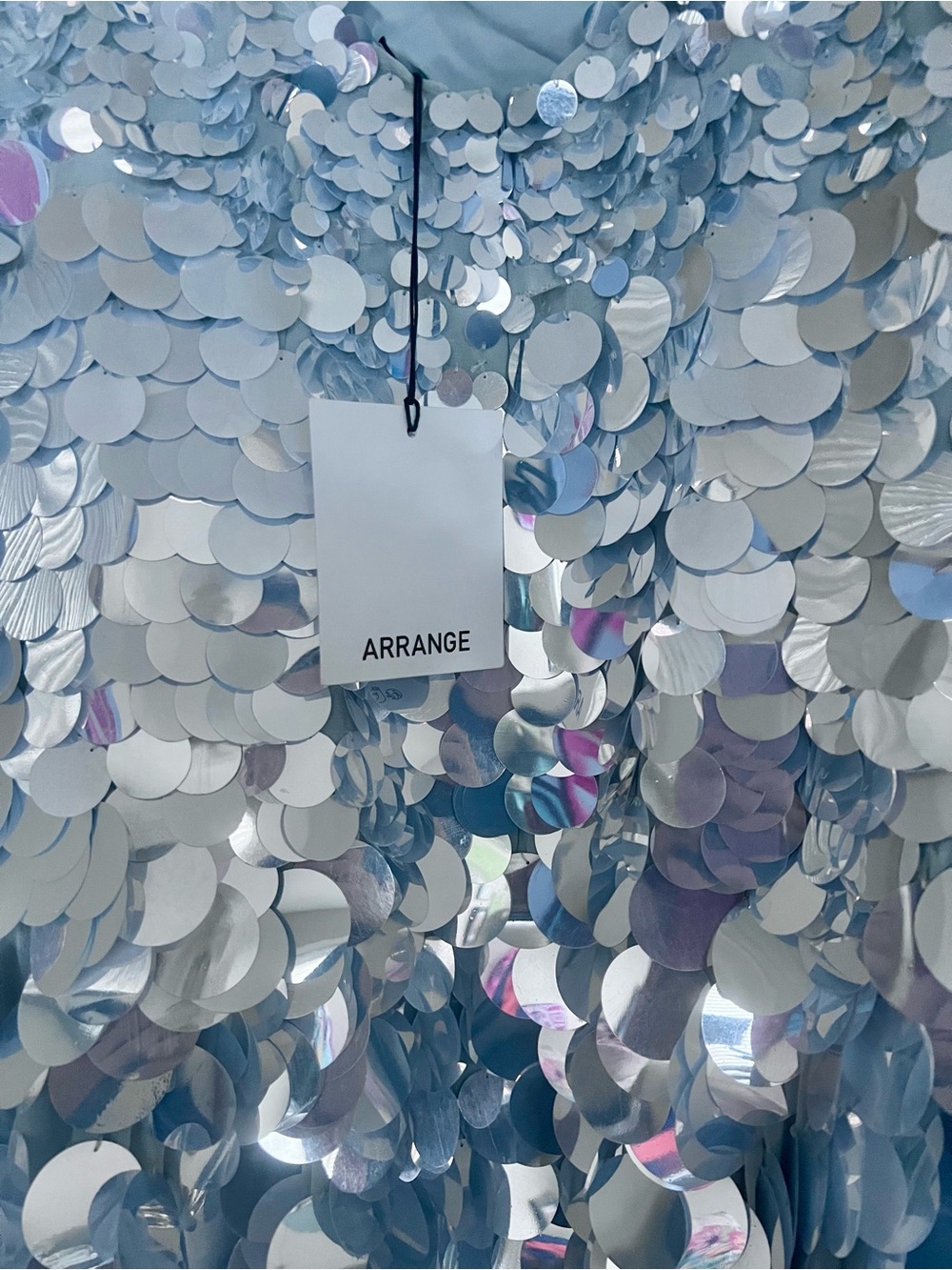 ASOS Arrange dress - ice blue - Picture 9 of 12